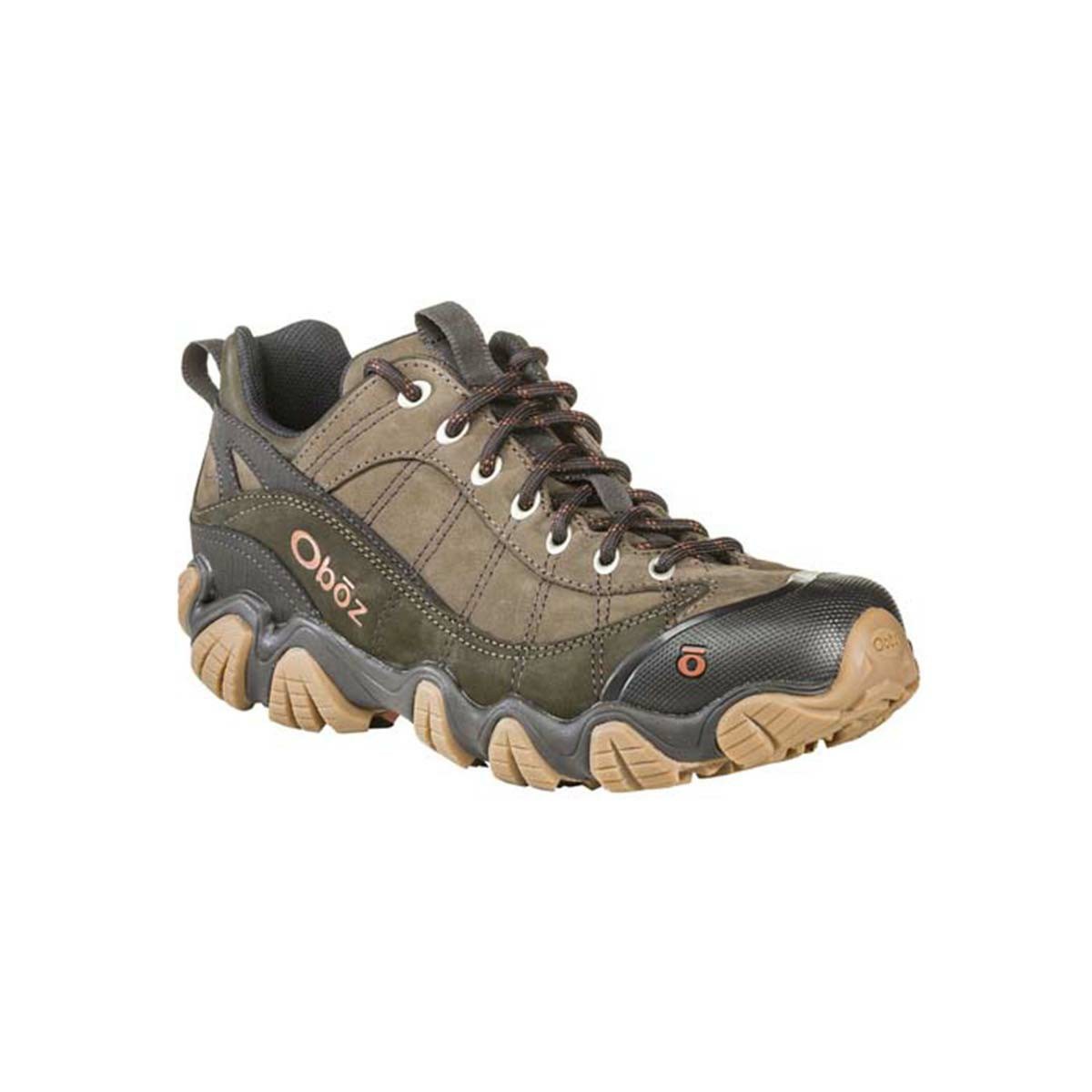 Cheap Oboz Hiking Shoes - Firebrand II Low Leather Mens Grey
